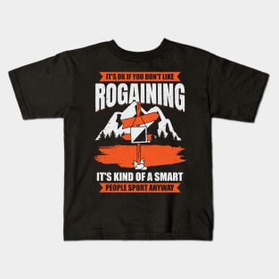 Rogaining Lover Orienteering Rogaines Hobby Gift Kids T-Shirt